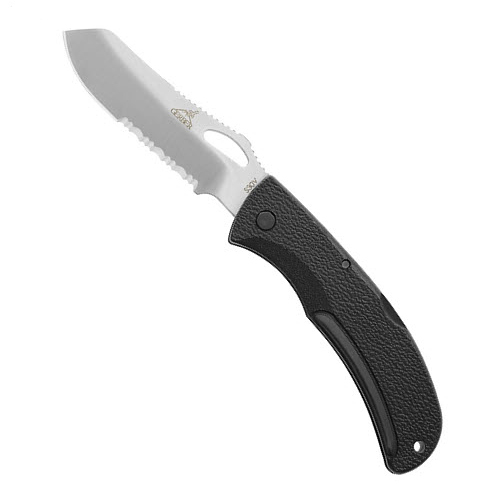 фото Складной нож gerber e-z out satin, сталь cpm-s30v, рукоять термопластик grn