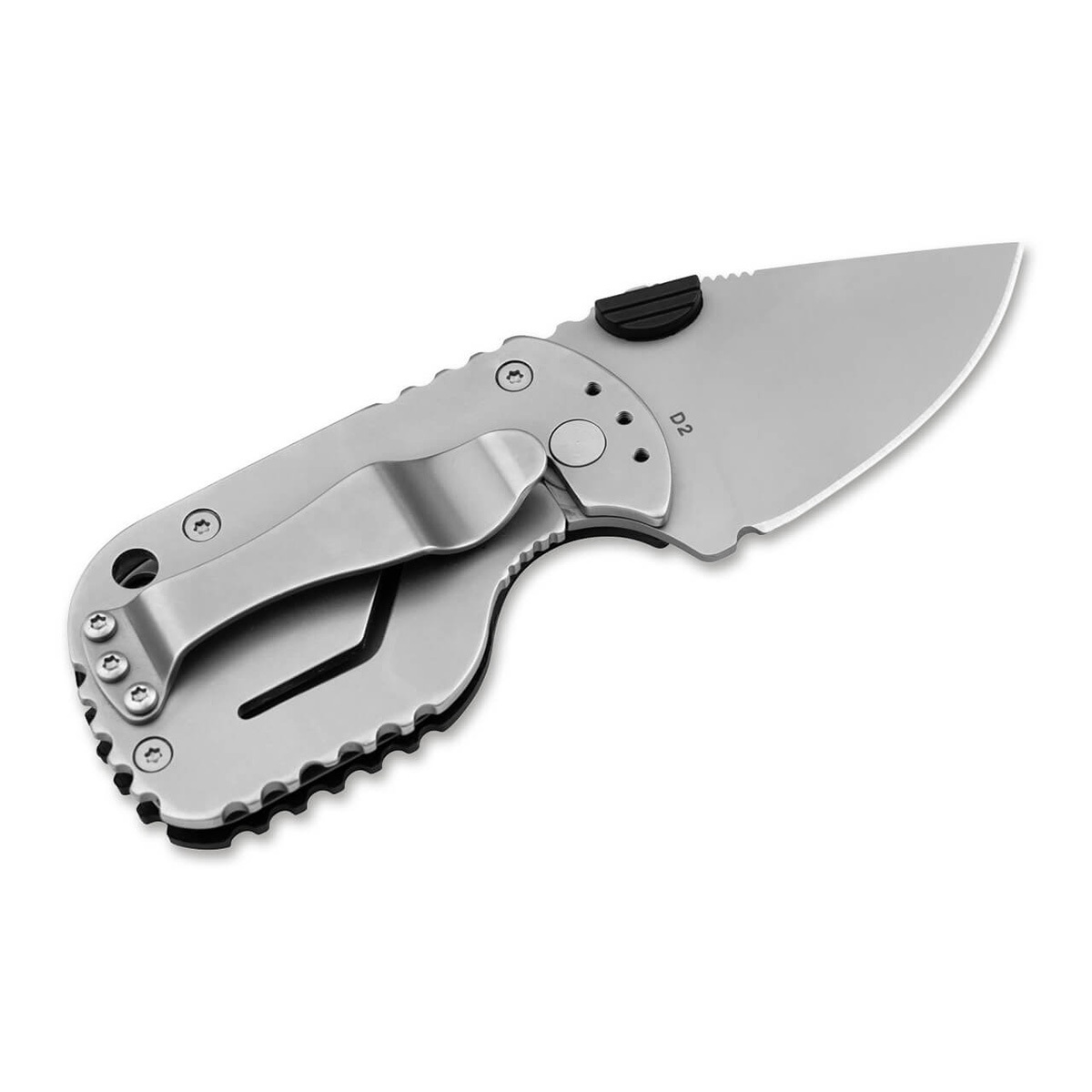 фото Складной нож boker subcom 2.0 black, сталь d2, рукоять zytel/сталь
