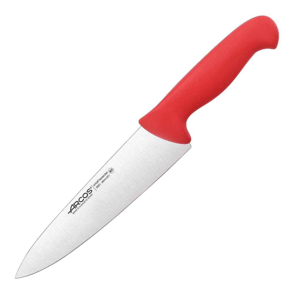 Нож Шефа 2900 2922, 250 мм, красный