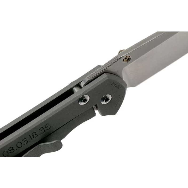 фото Складной нож chris reeve small sebenza 21, сталь s35vn, рукоять титановый сплав, гравировка астронавт на луне