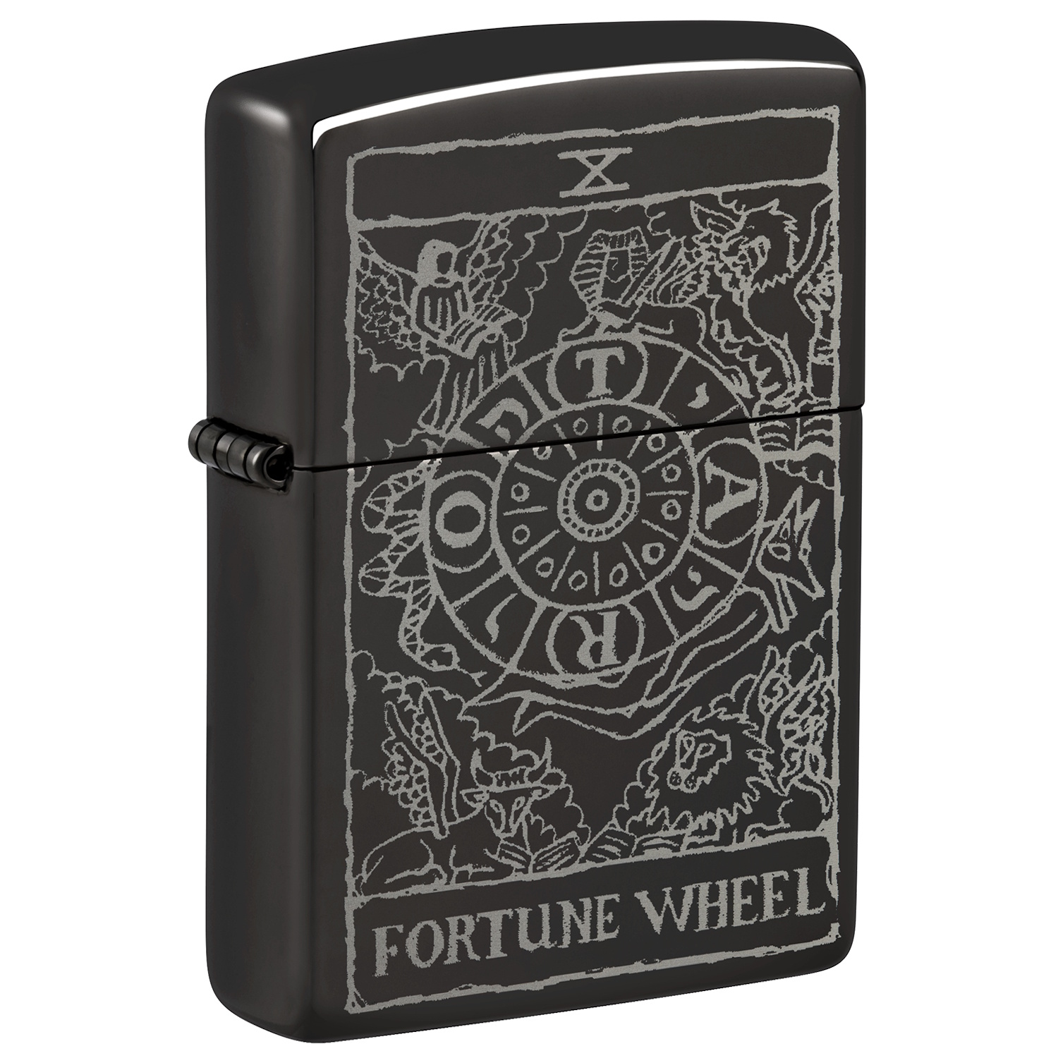 Зажигалка ZIPPO Wheel Of Fortune с покрытием High Polish Black, латунь/сталь, черная, глянцевая, 38x13x57 мм
Зажигалка ZIPPO Wheel Of Fortune с покрытием High Polish Black, латунь/сталь, черная, глянцевая, 38x13x57 мм