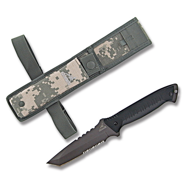 Нож складной EX-02 Tanto Flipper, Black/Gray/Lava G-Mascus® G10 Handle, Stone-Tumbled Blade 9.52 см.