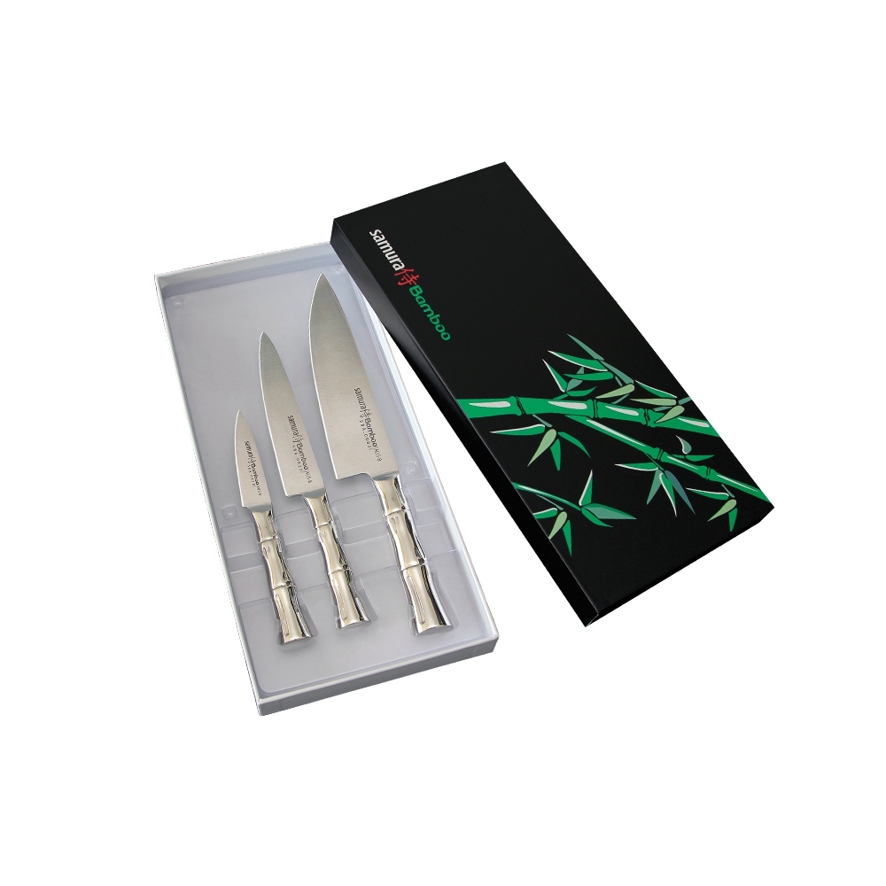 Набор из 3 ножей Samura Bamboo в подарочной коробке