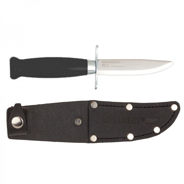 Нож Morakniv Scout 39 Safe Black, нержавеющая сталь, черный