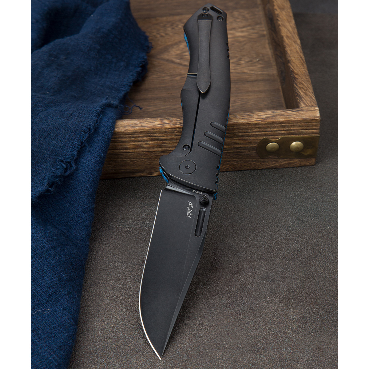 фото Складной нож bestech keen ii, сталь s35vn, рукоять g10/титан bestech knives
