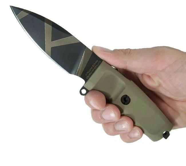 Нож с фиксированным клинком Shrapnel OG FH (Full Handle Version), Desert Warfare - Laser Engraving