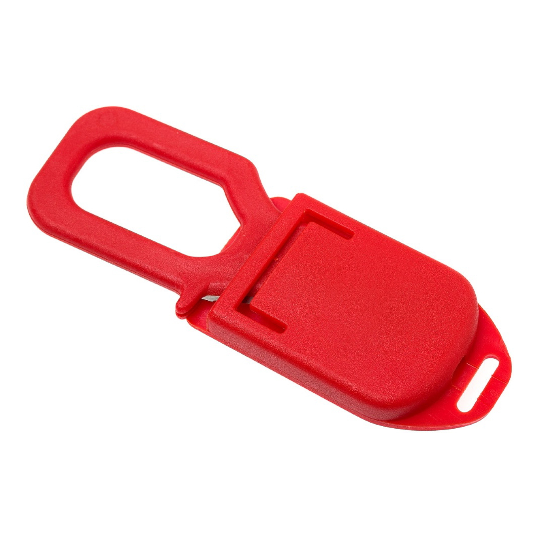 фото Стропорез fox rescue emergency tool, сталь 420j2, рукоять термопластик frn, красный