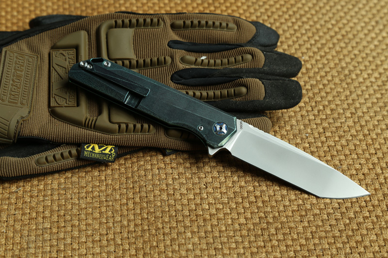 Складной нож CH3507 Green , сталь M390