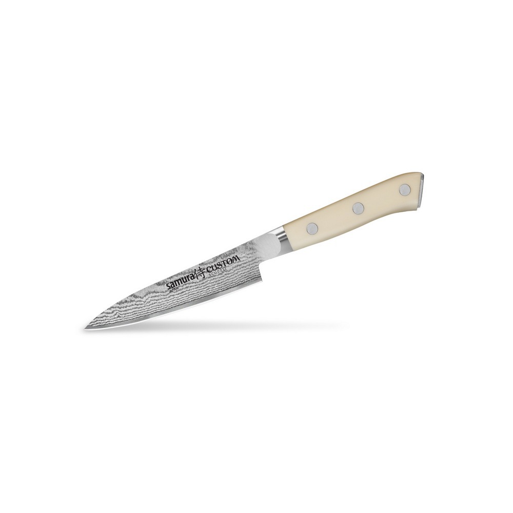 Нож кухонный Samura Custom овощной с рукоятью из кориана 110 мм