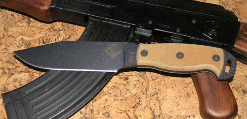 фото Нож с фиксированным клинком ontario "rd6 tan micarta"