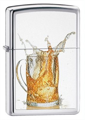 Зажигалка ZIPPO Beer High Polish Chrome, латунь с никеле-хромовым покрыт., серебр.,глянц.,36х56х12мм Зажигалка ZIPPO Beer High Polish Chrome, латунь с никеле-хромовым покрыт., серебр.,глянц.,36х56х12ммЗажигалки Zippo<br>Зажигалка ZIPPO Beer High Polish Chrome, латунь с никеле-хромовым покрытием, серебряный, глянцевая, 36х56х12 мм<br>