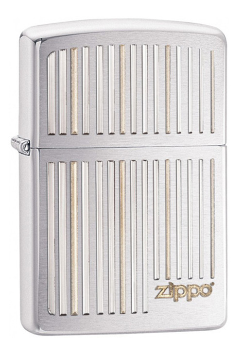 Зажигалка ZIPPO Classic, латунь с покрытием Brushed Chrome, серебристый, матовый хром, 36х56х12 мм Зажигалка ZIPPO Classic, латунь с покрытием Brushed Chrome, серебристый, матовый хром, 36х56х12 ммЗажигалки Zippo<br>Зажигалка ZIPPO Classic, латунь с покрытием Brushed Chrome, серебряный, матовый хром, 36х56х12 мм<br>