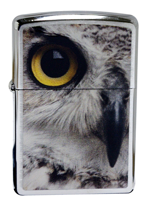 Зажигалка ZIPPO Owl, латунь с покрытием Brushed Chrome, серебристая, матовый хром, 36х12x56 мм Зажигалка ZIPPO Owl, латунь с покрытием Brushed Chrome, серебристая, матовый хром, 36х12x56 ммЗажигалки Zippo<br>Зажигалка ZIPPO Owl, латунь с покрытием Brushed Chrome, серебряный с изображением совы, матовый хром, 36х56х12 мм<br>