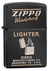 Зажигалка ZIPPO Classic, латунь с покрытием Ebony™, черный, глянцевая, 36х56х12 мм Зажигалка ZIPPO Classic, латунь с покрытием Ebony™, черный, глянцевая, 36х56х12 ммЗажигалки Zippo<br>Зажигалка ZIPPO Classic, латунь с покрытием Ebony™, черный, глянцевая, 36х56х12 мм<br>
