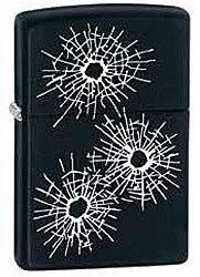 Зажигалка ZIPPO Bullet Holes, латунь с покрытием Black Matte, чёрный, матовая, 36х12x56 мм Зажигалка ZIPPO Bullet Holes, латунь с покрытием Black Matte, чёрный, матовая, 36х12x56 ммЗажигалки Zippo<br>Зажигалка ZIPPO Bullet Holes, латунь с покрытием Black Matte, черный, матовая, 36х12x56 мм<br>