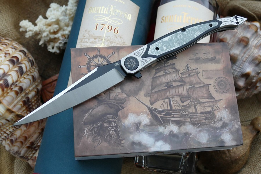 Складной нож Reptilian Билли Бонс-04, сталь VG-10, рукоять G10/сталь
Складной нож Reptilian Билли Бонс-04, сталь VG-10, рукоять G10/сталь