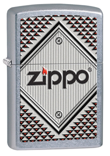 Зажигалка ZIPPO Red&chrome Street Chrome,латунь с ник.-хром. покрыт.,серебр.,матов., 36х12х56 мм Зажигалка ZIPPO Red&chrome Street Chrome,латунь с ник.-хром. покрыт.,серебр.,матов., 36х12х56 ммЗажигалки Zippo<br>Зажигалка ZIPPO Red&chrome Street Chrome, латунь с никеле-хромовым покрытием, серебряный, матовая, 36х12х56 мм<br>