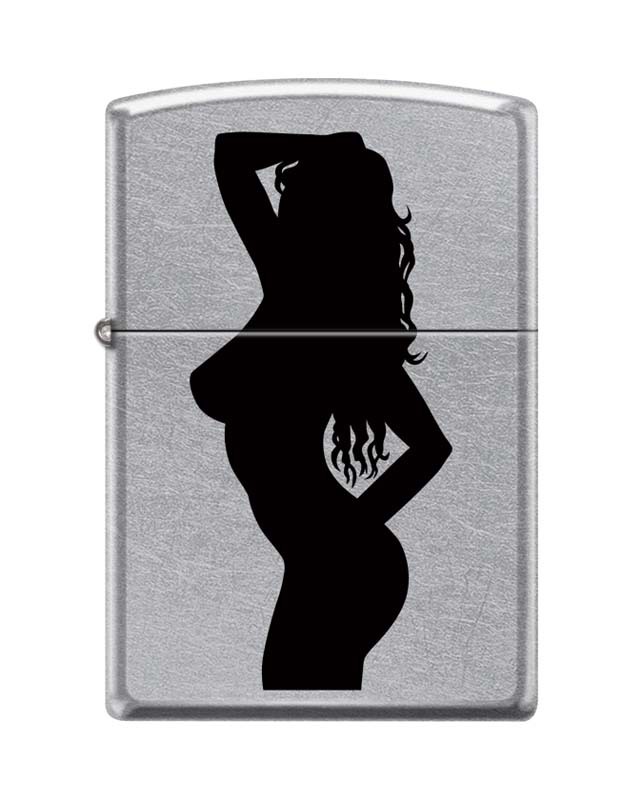 Зажигалка ZIPPO 207 Curvy Lady, латунь/сталь с покрытием Street Chrome™, серебристая, 36x12x56 мм Зажигалка ZIPPO 207 Curvy Lady, латунь/сталь с покрытием Street Chrome™, серебристая, 36x12x56 ммЗажигалки Zippo<br>Зажигалка ZIPPO 207 Curvy Lady, латунь/сталь с покрытием Street Chrome™, серебристая с силуэтом девушки, матовая, 36x12x56 мм<br>