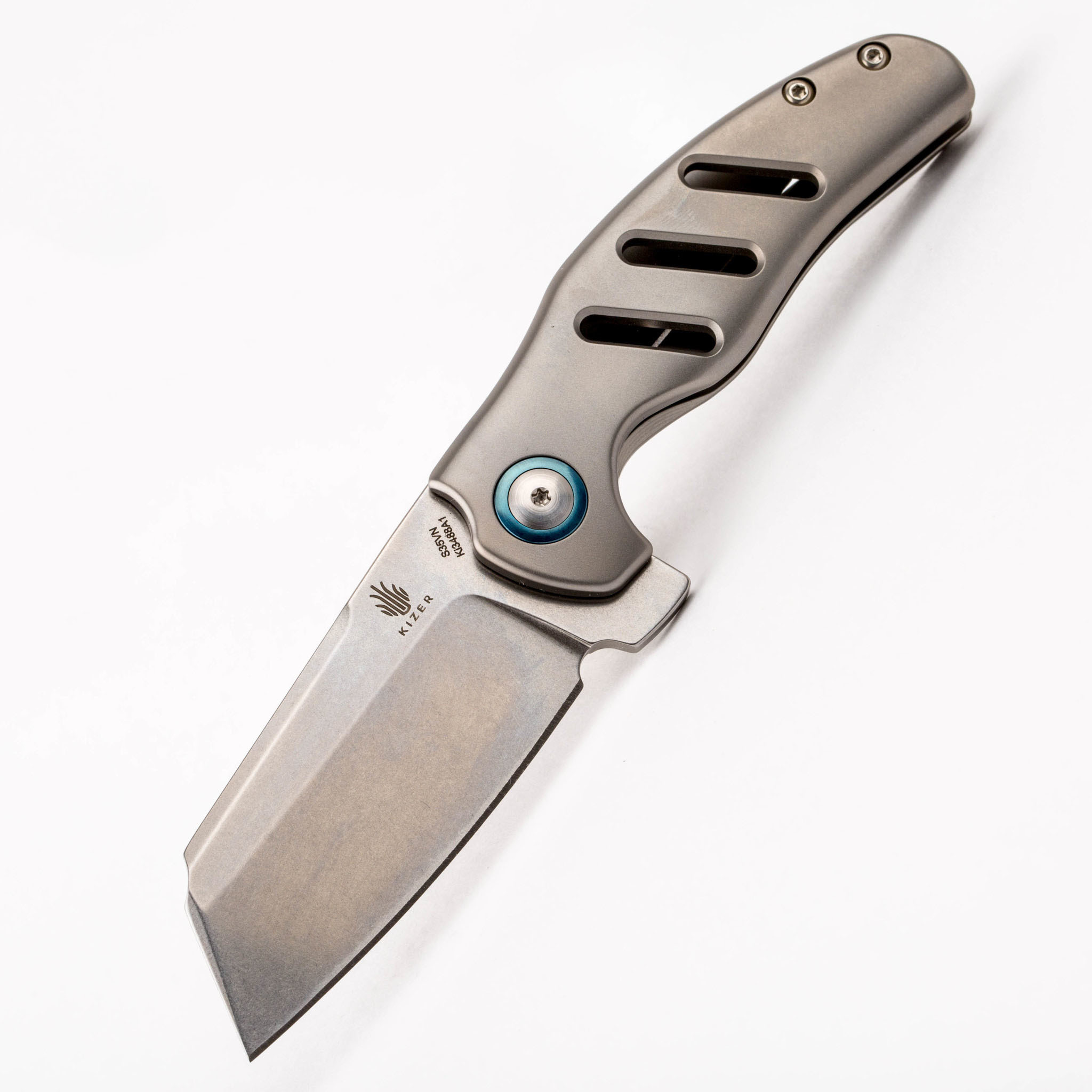 фото Складной нож kizer c01c mini, сталь cpm-s35vn, рукоять титан