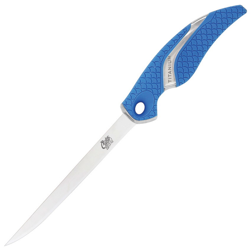 фото Рыбацкий нож с прямым фиксированным клинком cuda 6, сталь 1. 4116, рукоять abs пластик