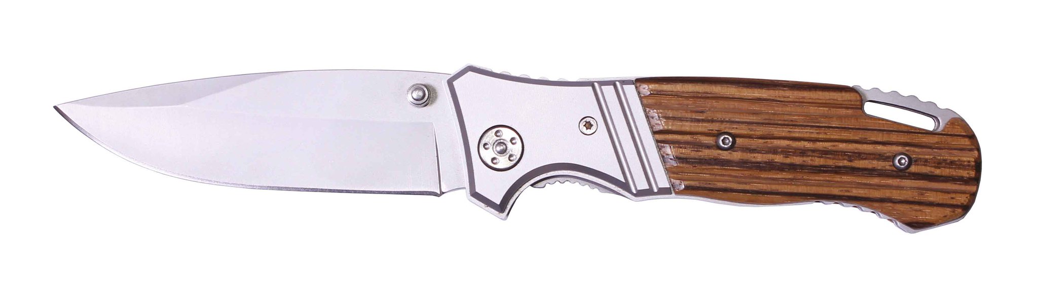 Нож складной Stinger HJ-083AW, сталь 420, дерево