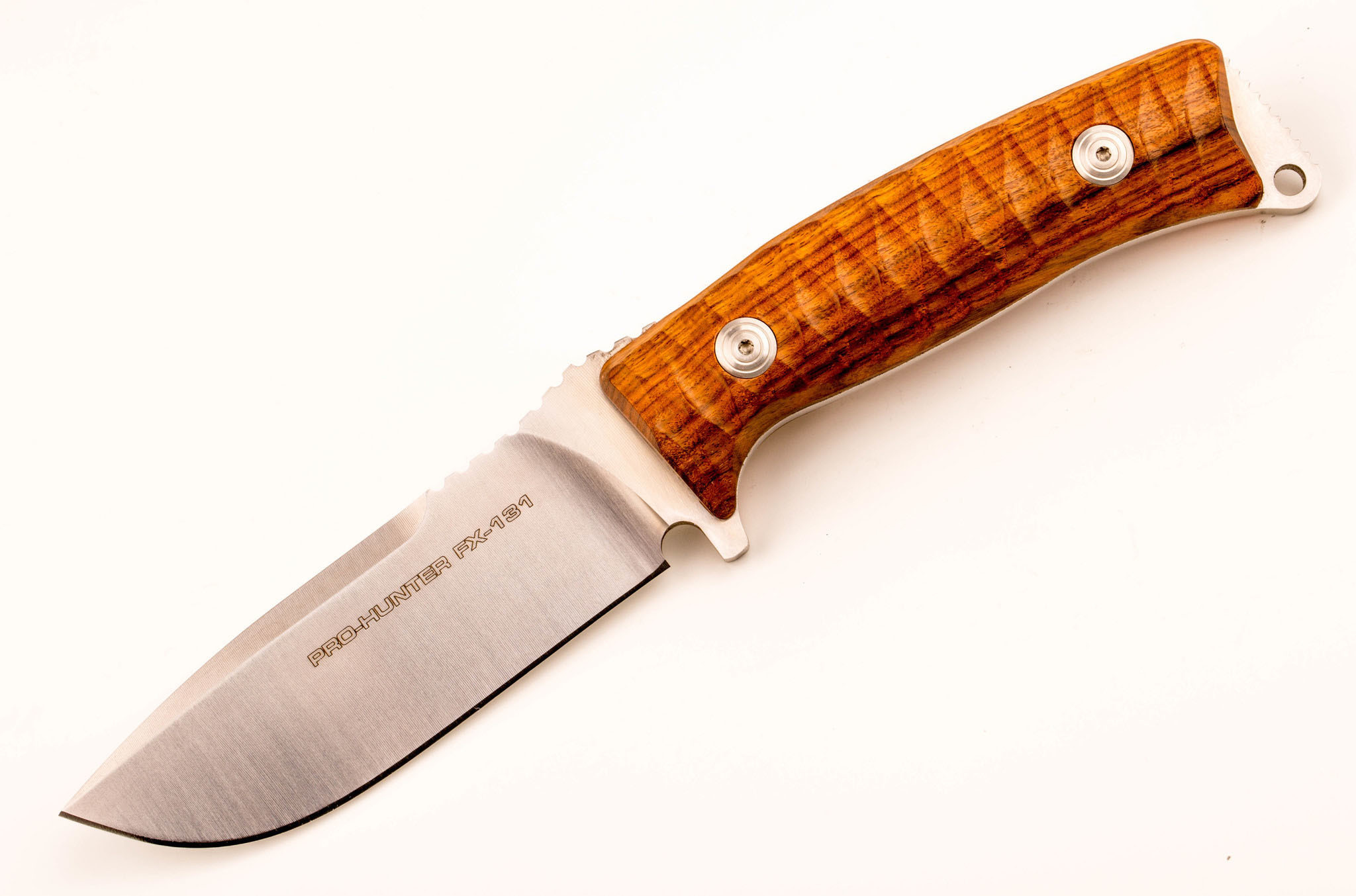 фото Нож fox pro-hunter, сталь n690, рукоять ziricote wood, коричневый
