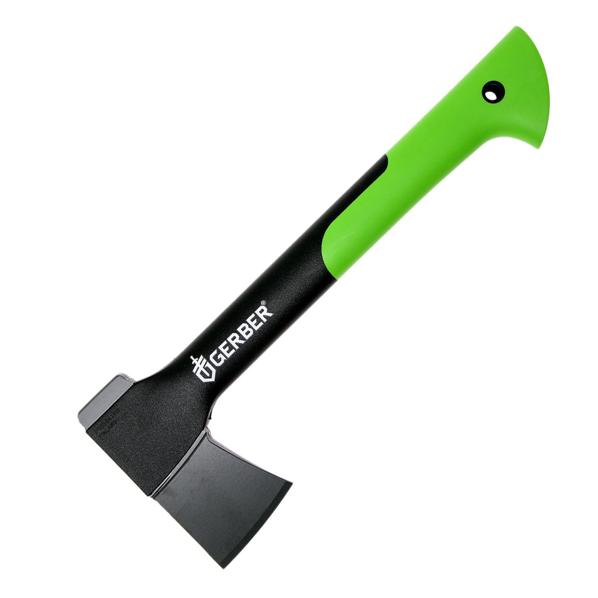 фото Топор gerber 14" hatchet sport axe ii, кованая сталь, рукоять термопластик grn, чёрно-зеленый