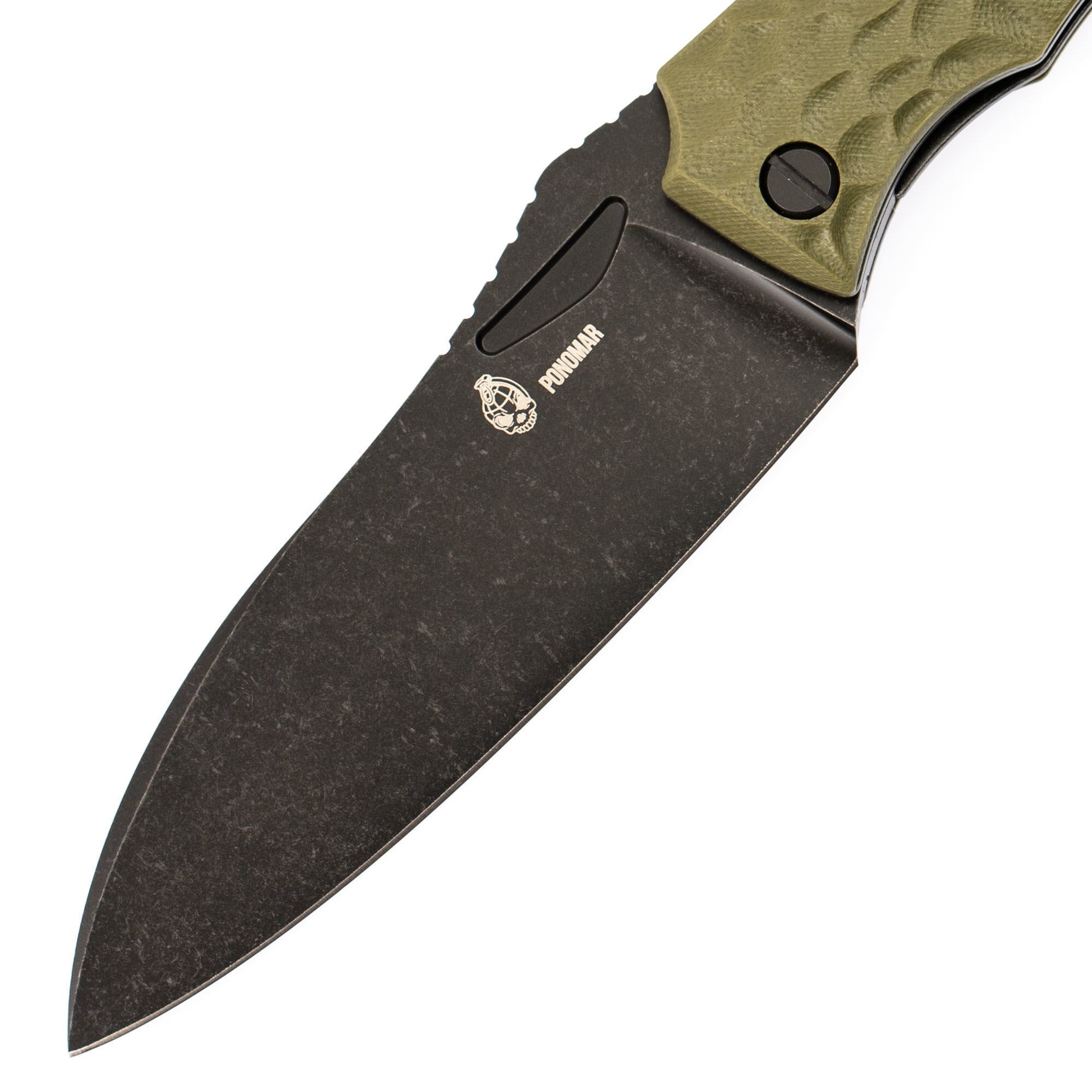 фото Складной нож пономарь olive blackwash mr.blade
