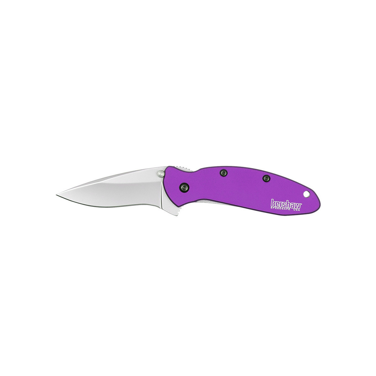 фото Складной полуавтоматический нож kershaw scallion, сталь 420hc, рукоять фиолетовый алюминий