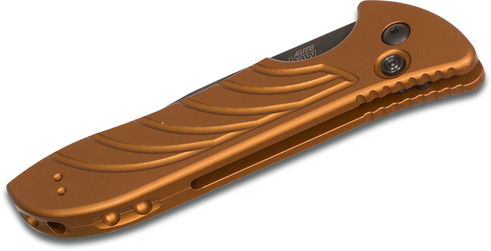 Складной автоматический нож Launch 5,коричневый, сталь CPM-154