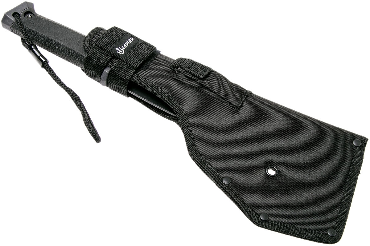 фото Мачете-крюк gerber - gator machete pro, сталь 1050 carbon steel black finish, рукоять термопластик frn
