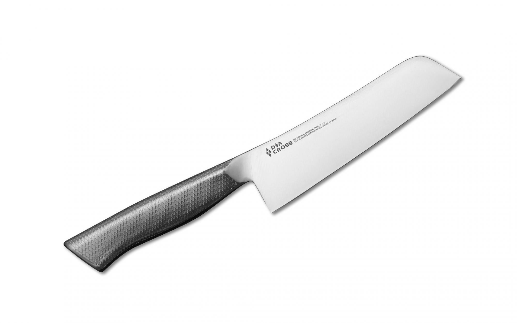 фото Нож кухонный zaku giri kasumi, сталь 1.4116, рукоять нержавеющая сталь