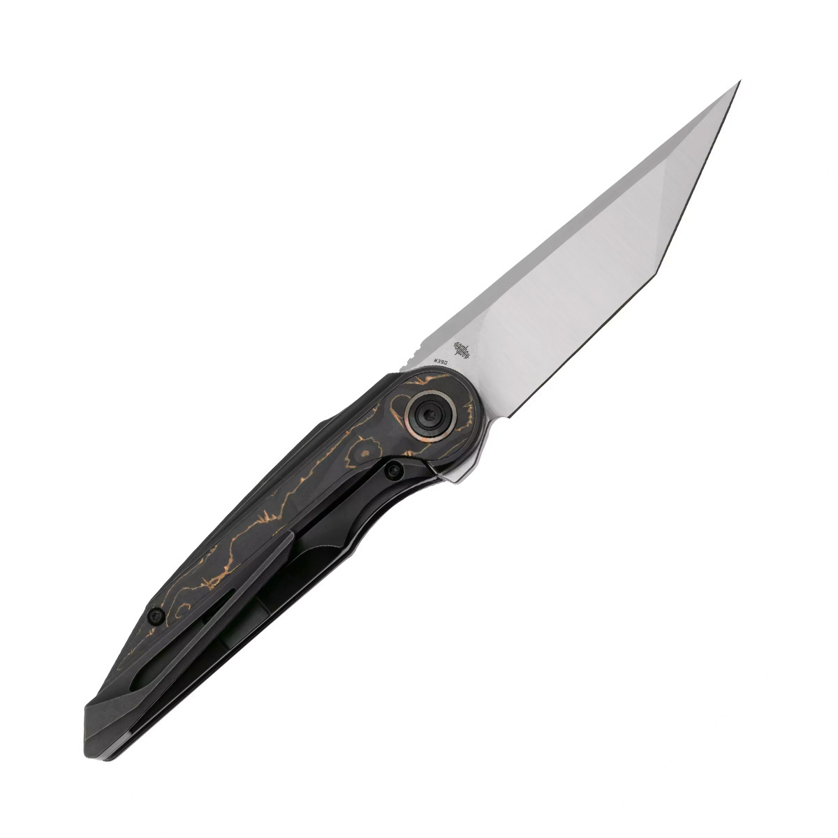 фото Складной нож bestech knives blind fury, сталь m390, рукоять титан/карбон