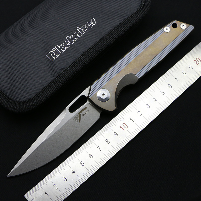 Складной нож Rike knife 1502 из стали S35VN