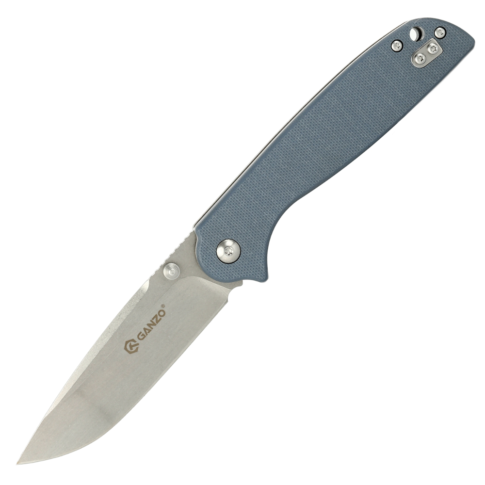 фото Складной нож ganzo g6803-gy, сталь 8cr14, рукоять g10, серый