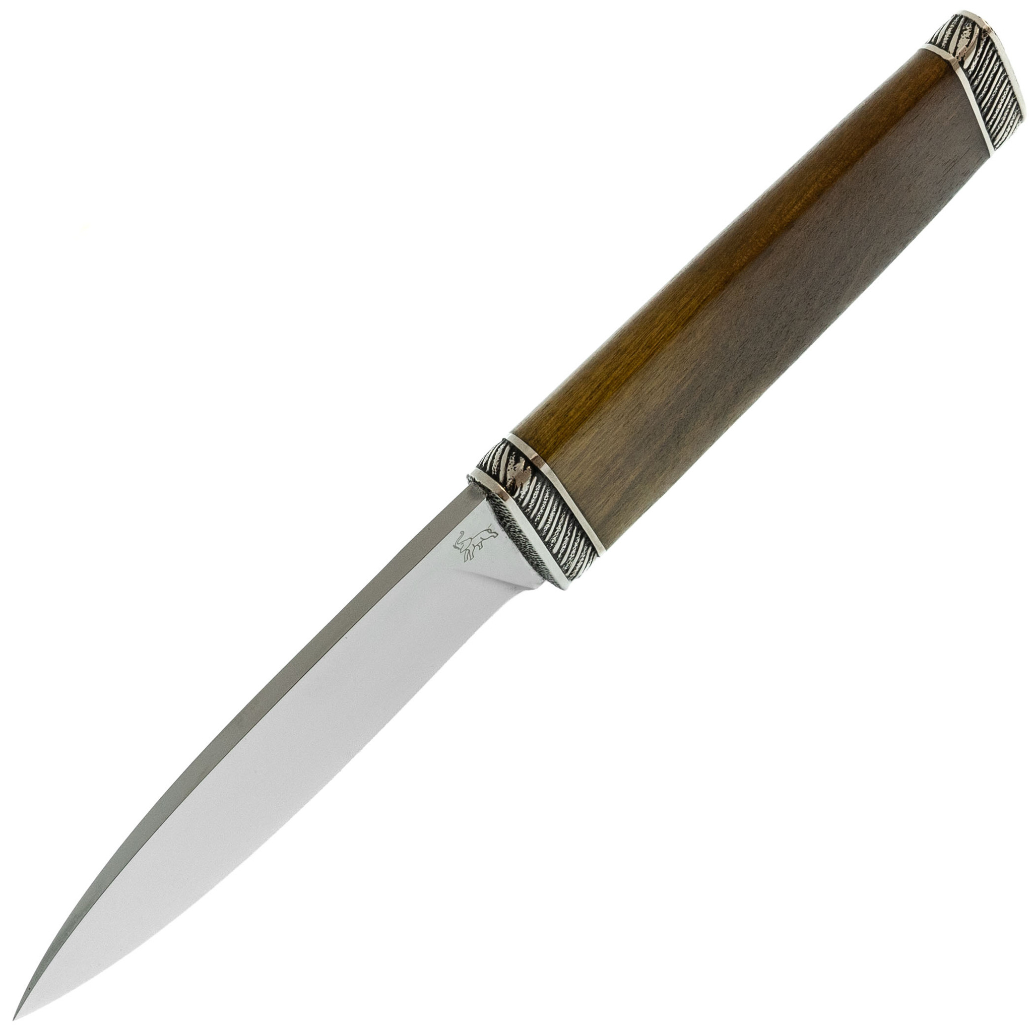 фото Туристический нож скин-ду, сталь 95х18, рукоять карельская береза слон