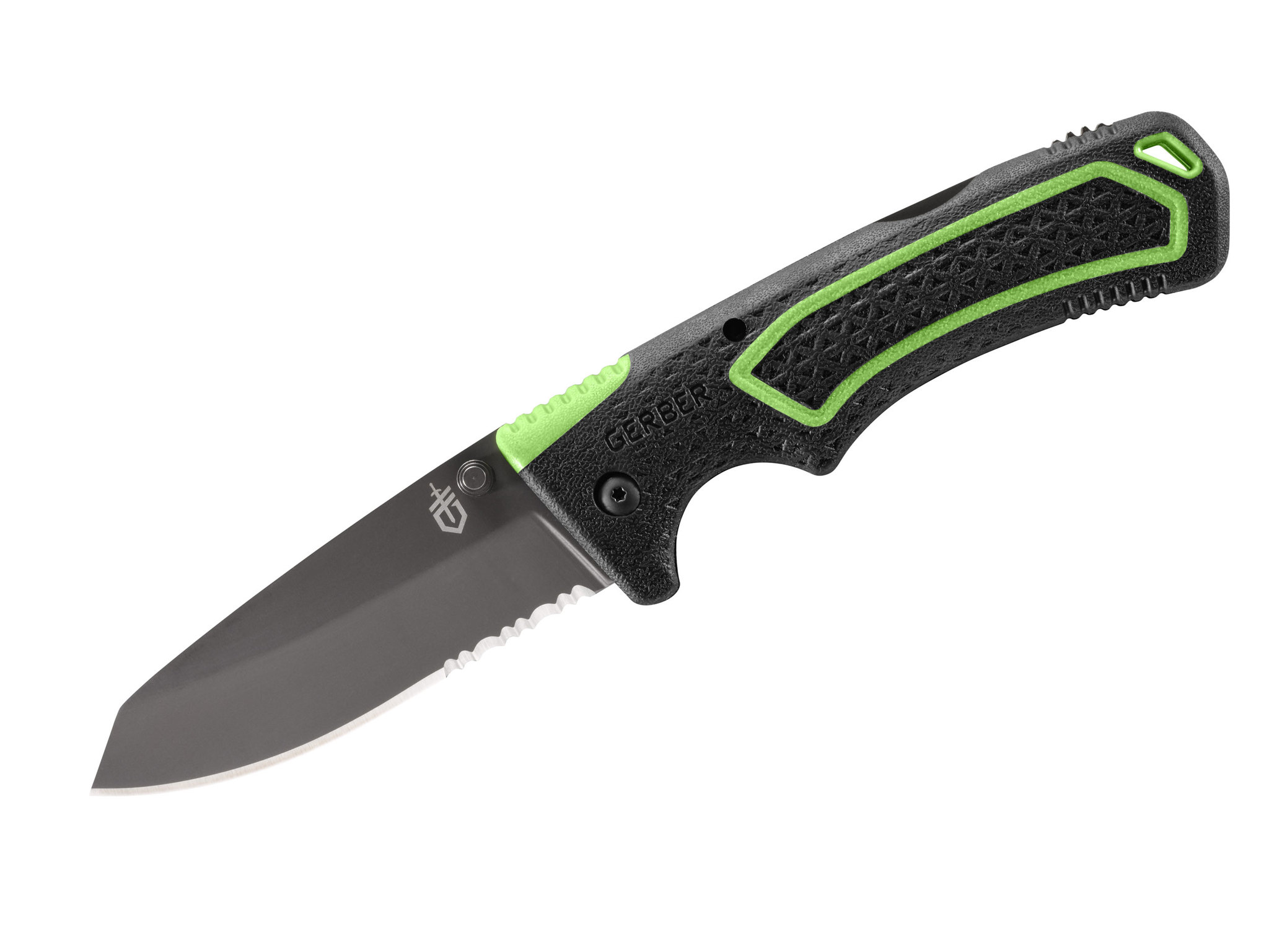 фото Складной нож gerber outdoor freescape folding sheath knife, сталь 7cr17mov, рукоять термопластик grn