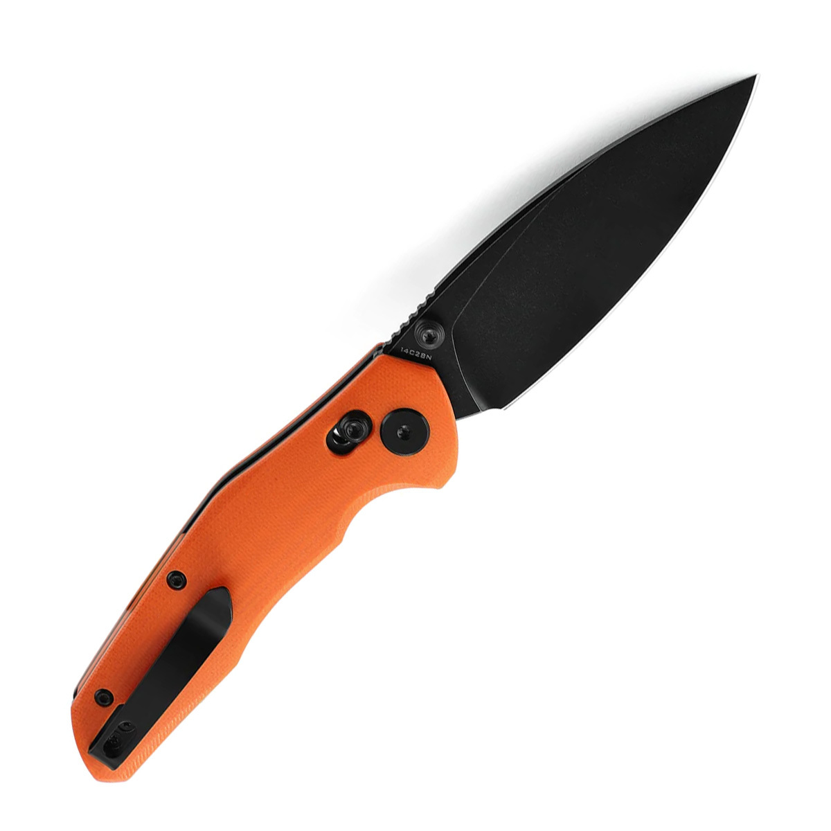 фото Складной нож bestech knives ronan, сталь 14c28n, рукоять g10, оранжевый