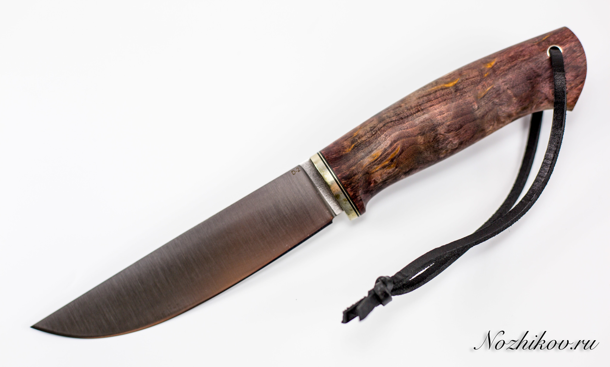 Нож Лиман-3, сталь D2, карельская береза