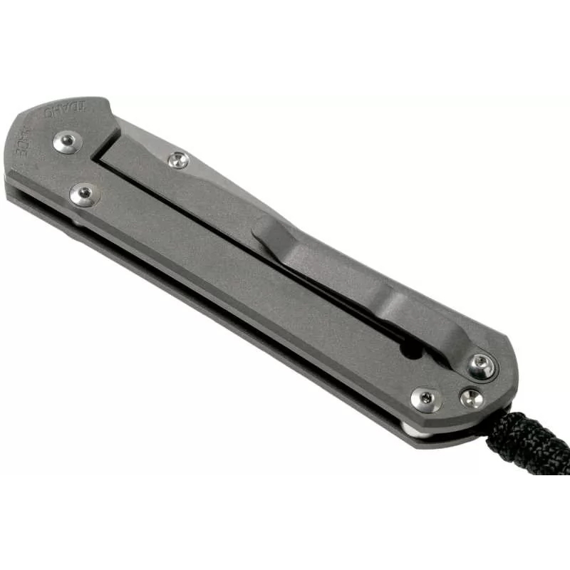 фото Складной нож chris reeve large sebenza 21, сталь s35vn, рукоять титановый сплав, гравировка rhino