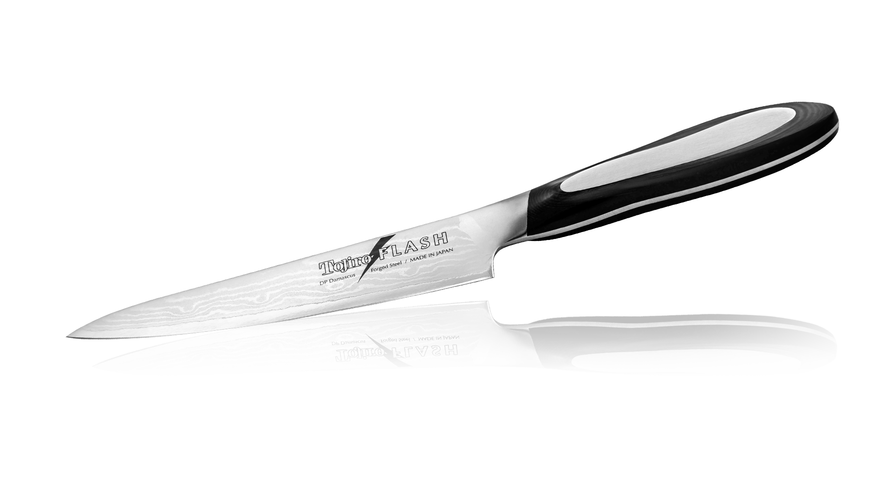 фото Нож универсальный tojiro flash, ff-pa130, сталь vg-10, чёрный