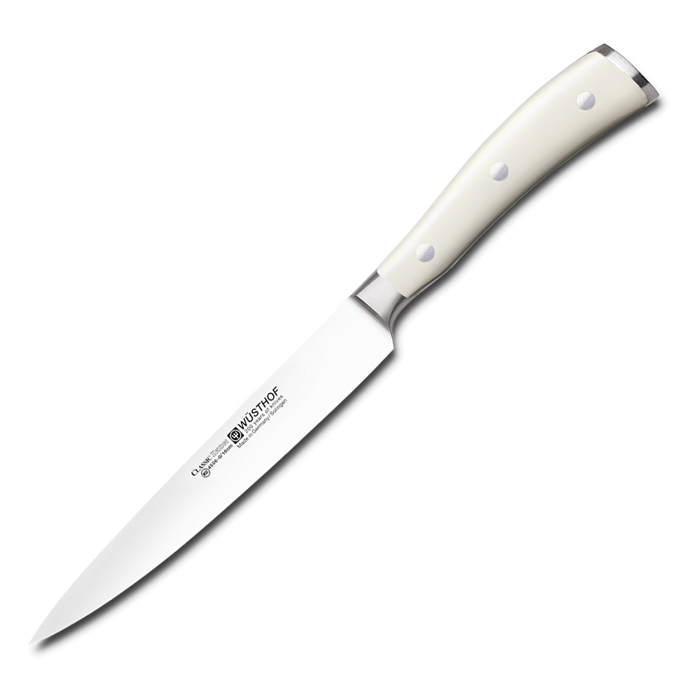 фото Нож для мяса ikon cream white 4506-0/16 wus, 160 мм wuesthof