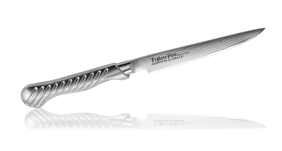 фото Нож универсальный service knife, tojiro, fd-702, сталь vg-10, серый
