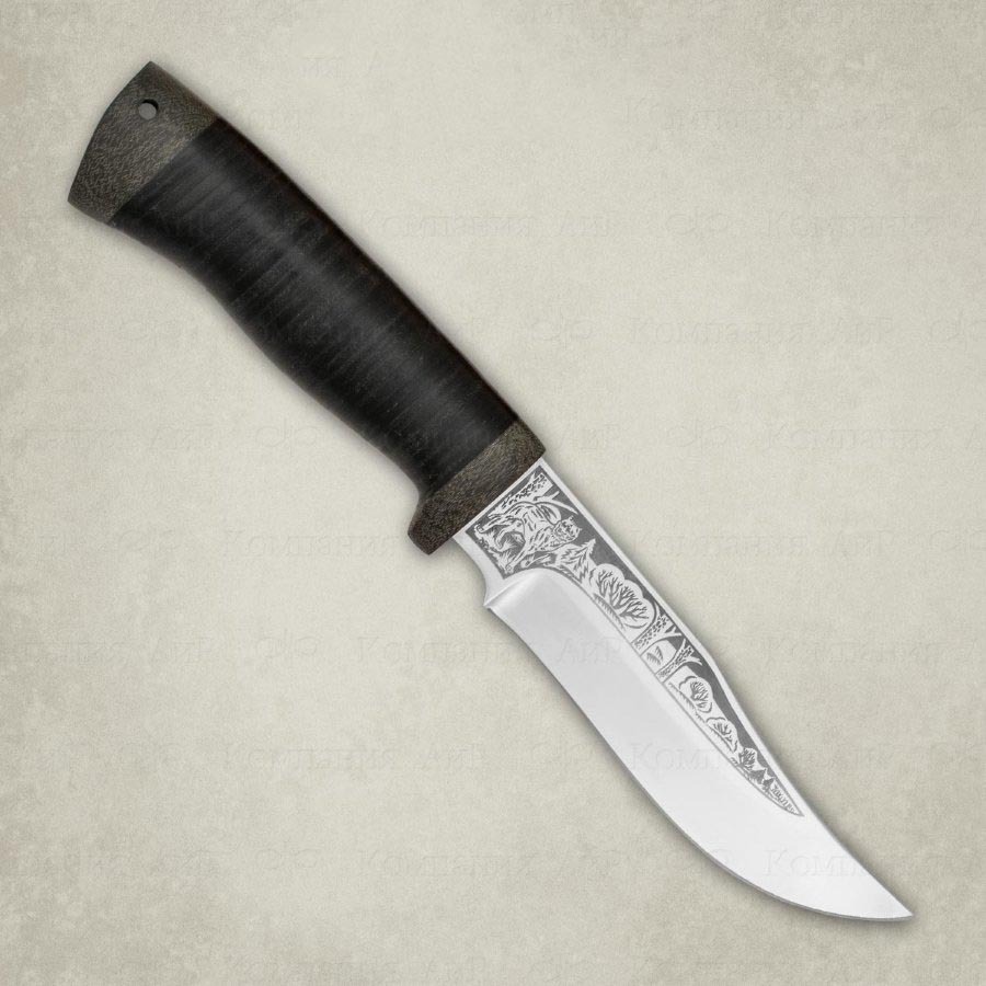 

Нож АиР Клычок-1, сталь 95х18, рукоять кожа, алюминий