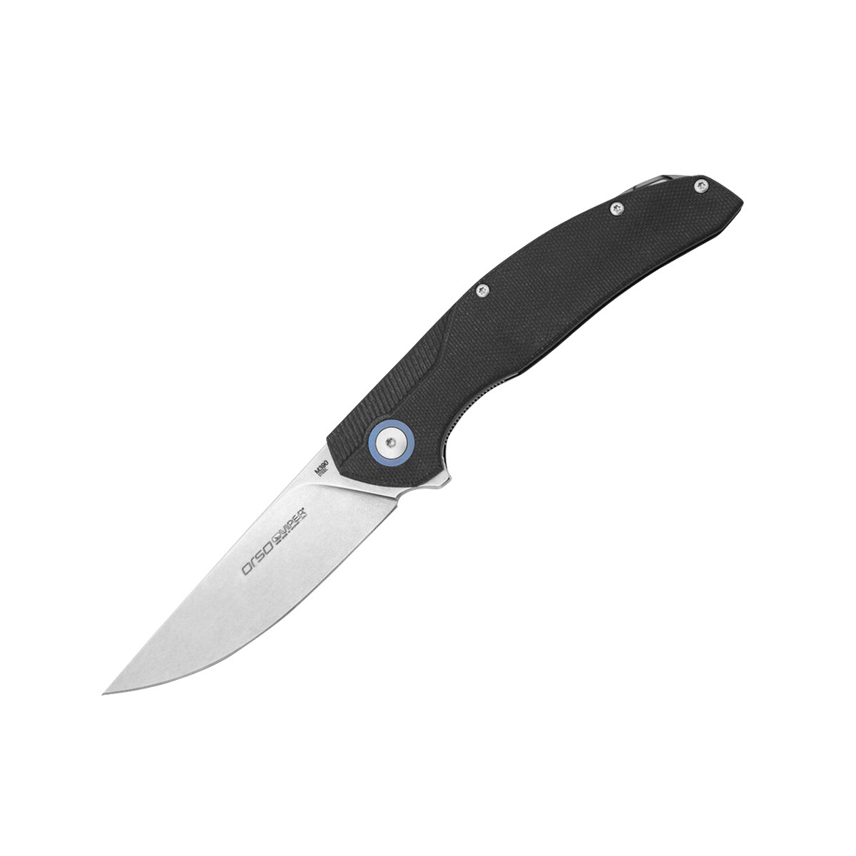 фото Складной нож viper orso, сталь m390, рукоять g10/titan, черный