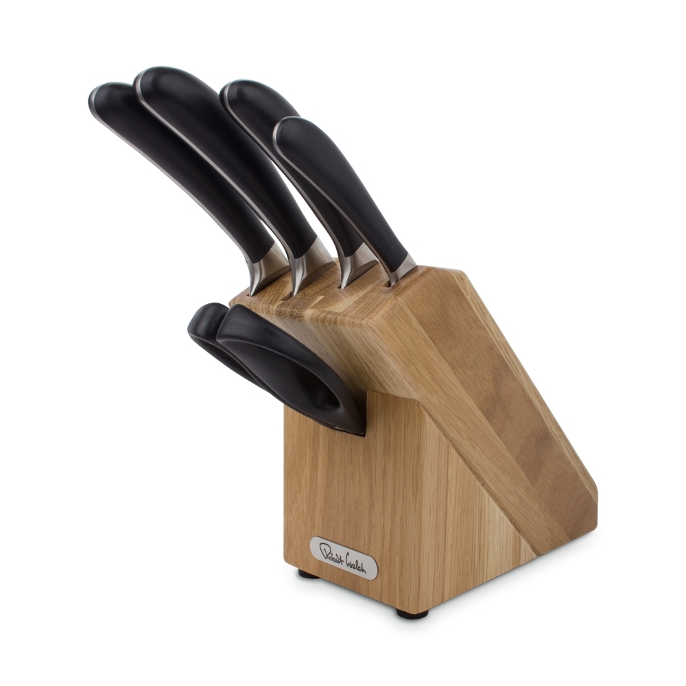 Набор кухонных ножей 4 шт + ножницы на подставке STPOA2093V/6