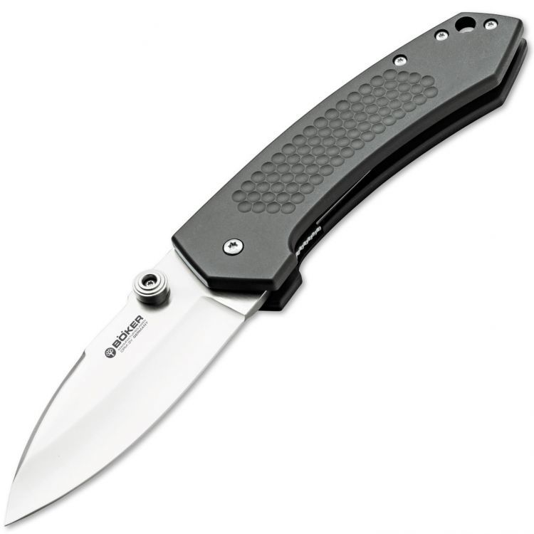 Нож складной Solo CPM-3V Carbon Steel, Gray Aluminum