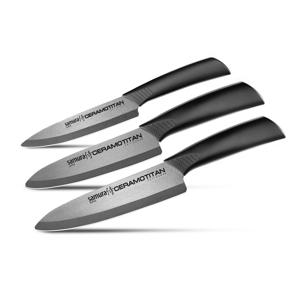 Набор из 3-х ножей CERAMOTITAN-2, Samura