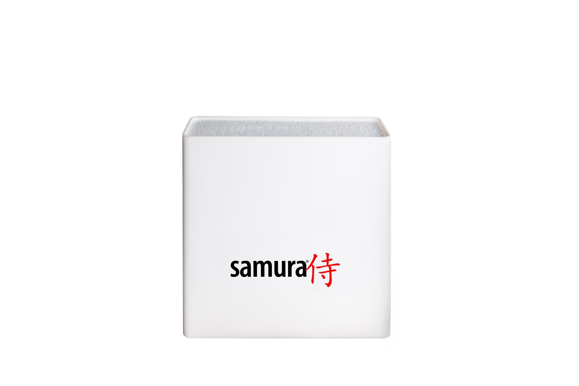 фото Подставка универсальная для ножей "samura", 230x225x82 мм, пластик (белая)
