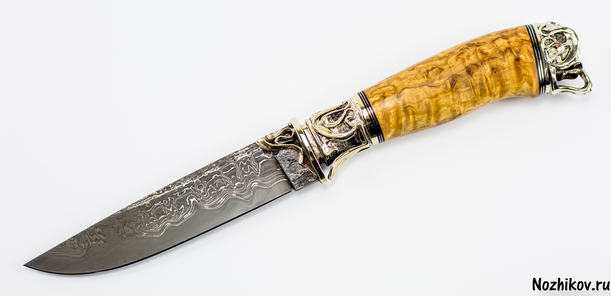 Нож Подарочный №52 из Ламината с никелем, 253 мм от Приказчикова